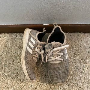 Grey adidas shoes